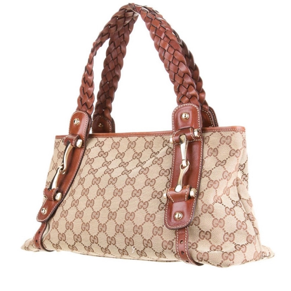 Gucci Tan and Brown Shoulder Bag | Vintage Gucci Bags - Picture 2 of 11